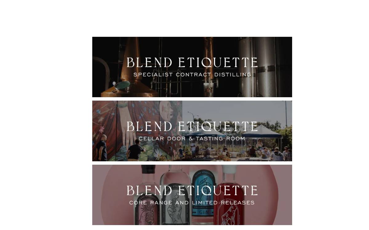 Blend Etiquette website preview