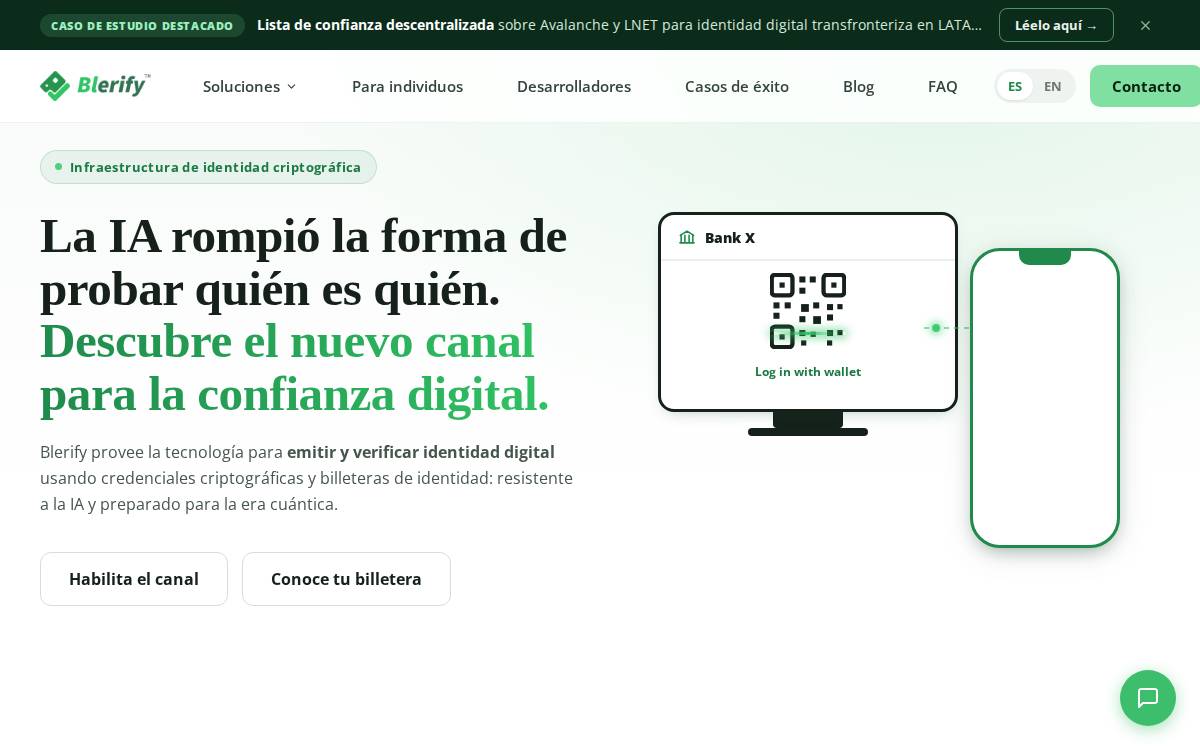 Blerify website preview