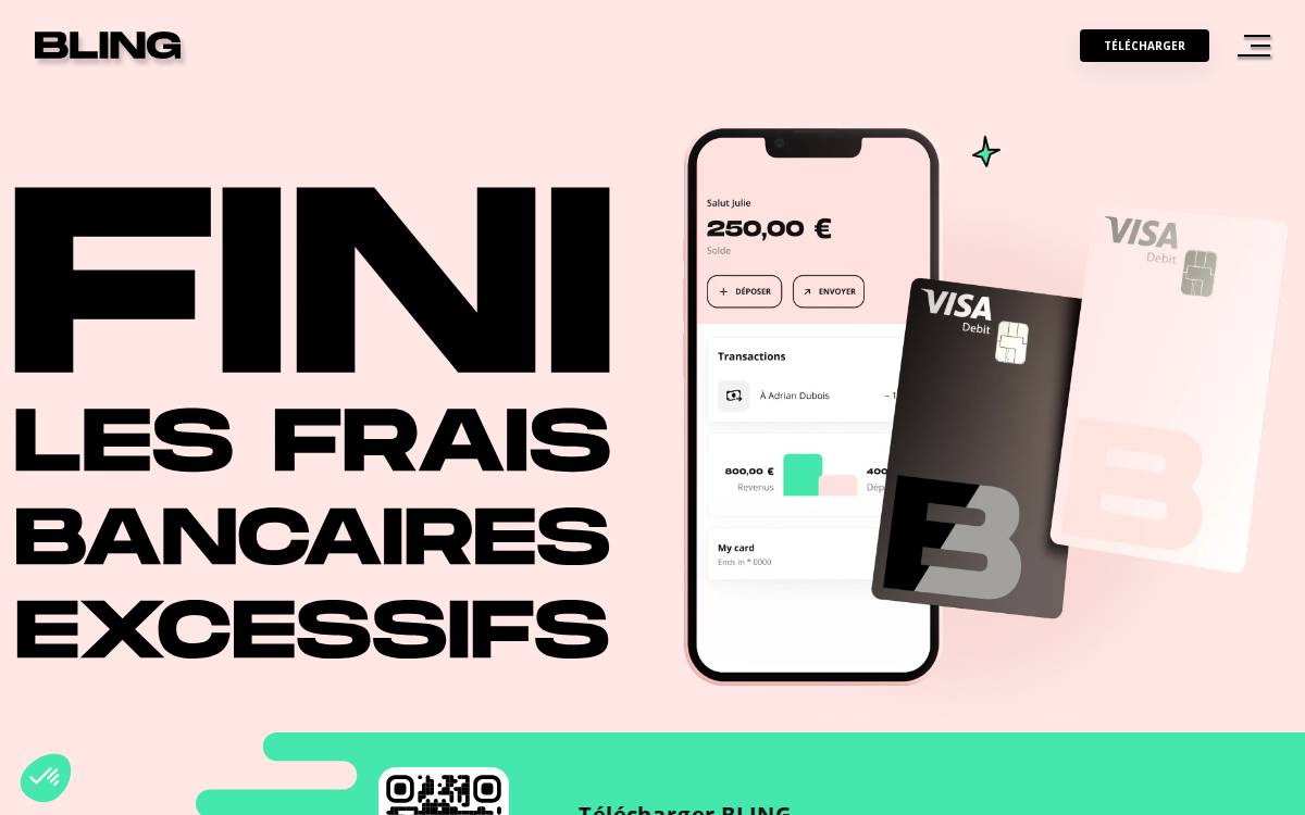 Bling website preview