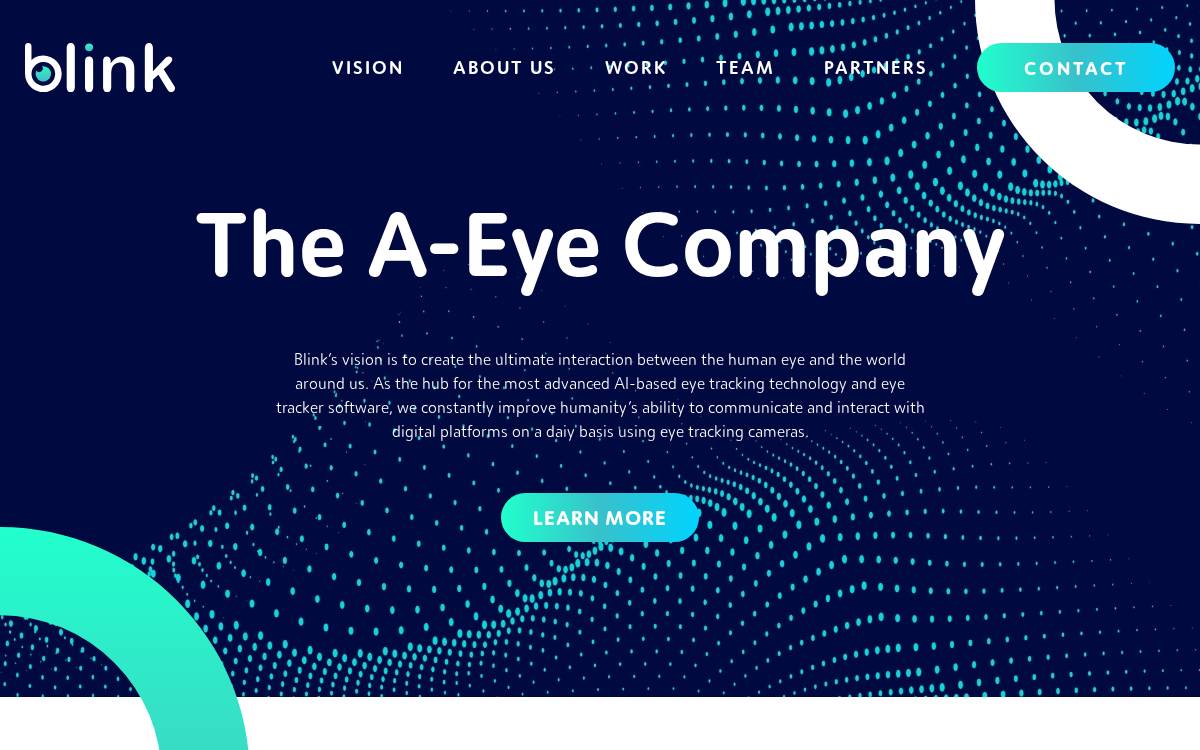 Blink Technologies website preview
