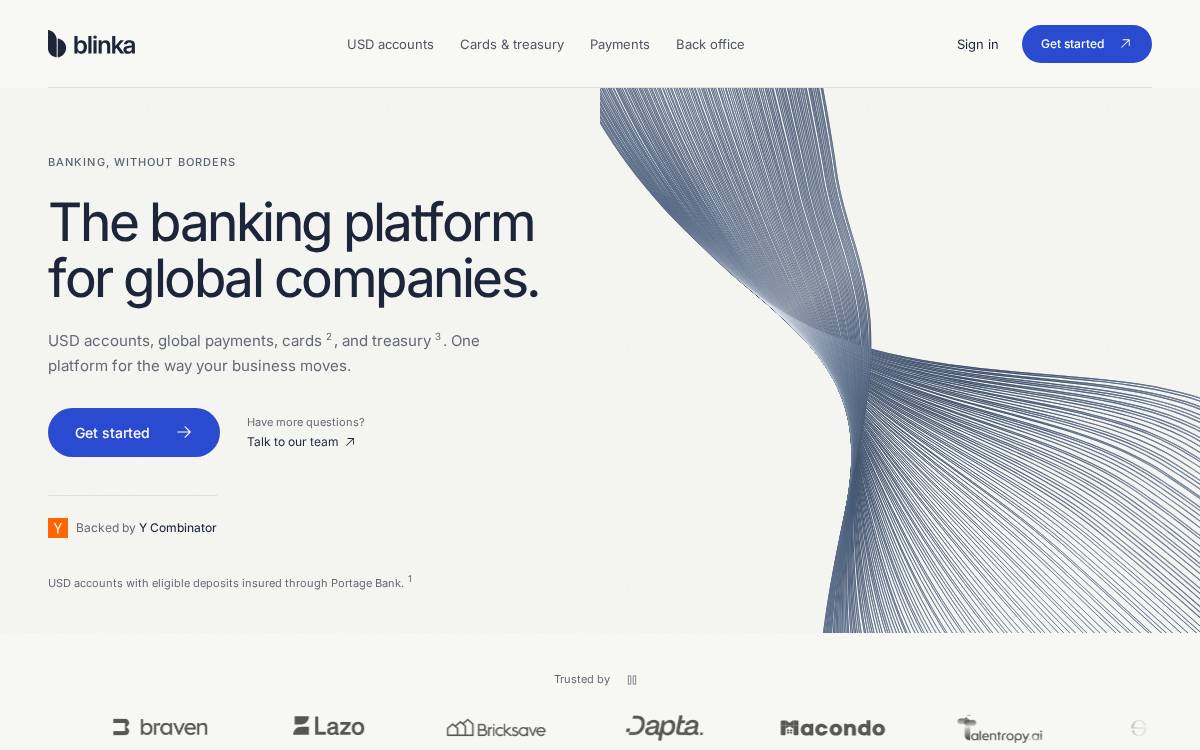 Blinka website preview