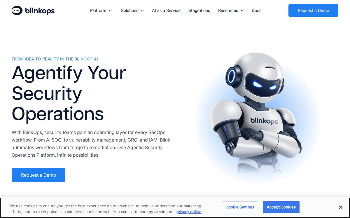 Blinkops website preview