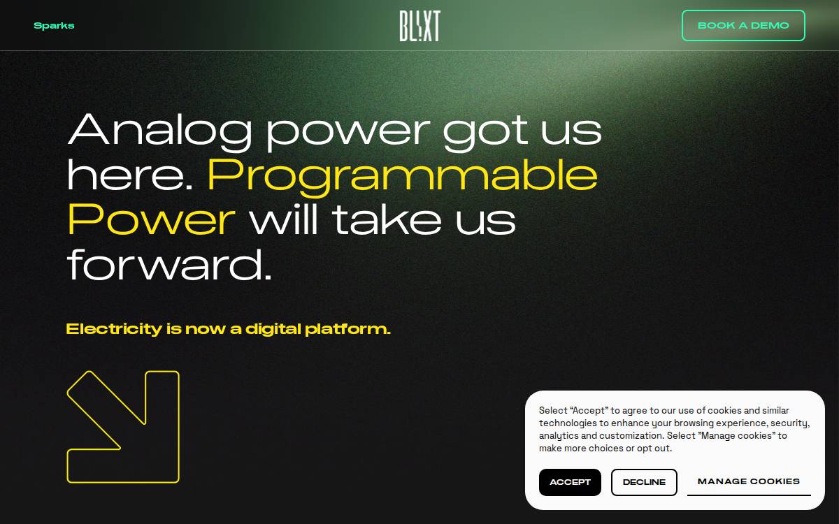 Blixt website preview
