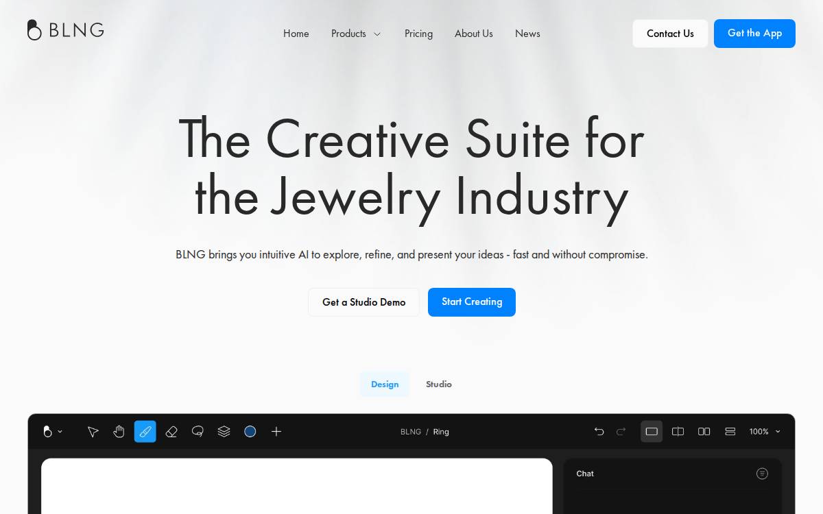 blng.ai BLNG website preview