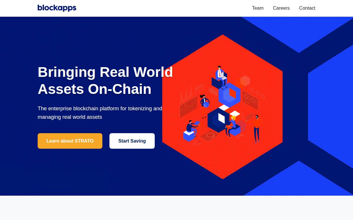 Blockapps website preview