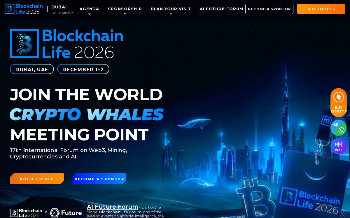 Blockchain Life website preview