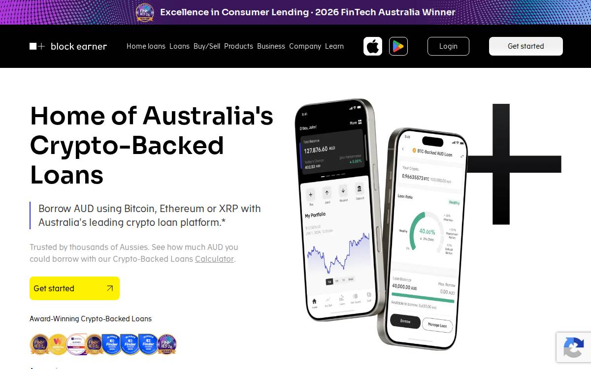 Block Earner website preview