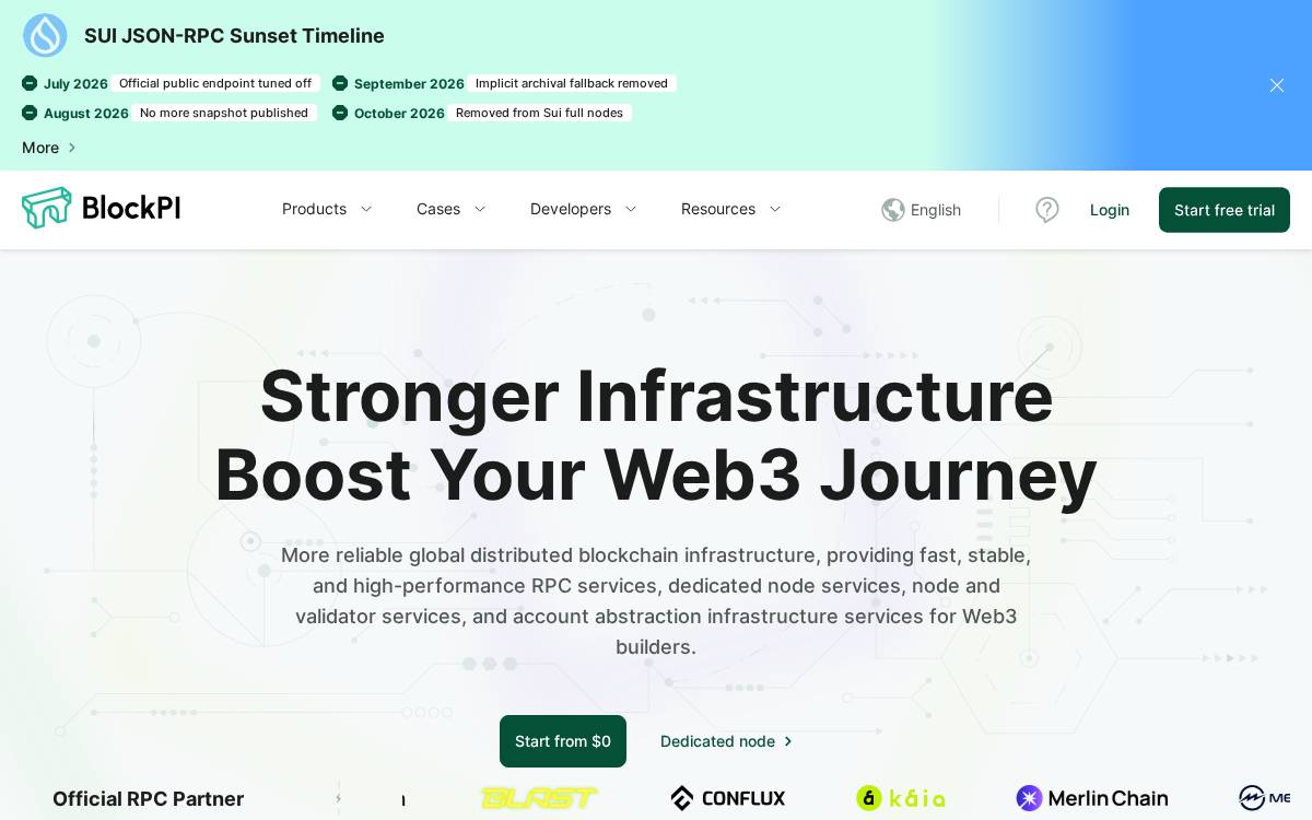 Blockpi website preview