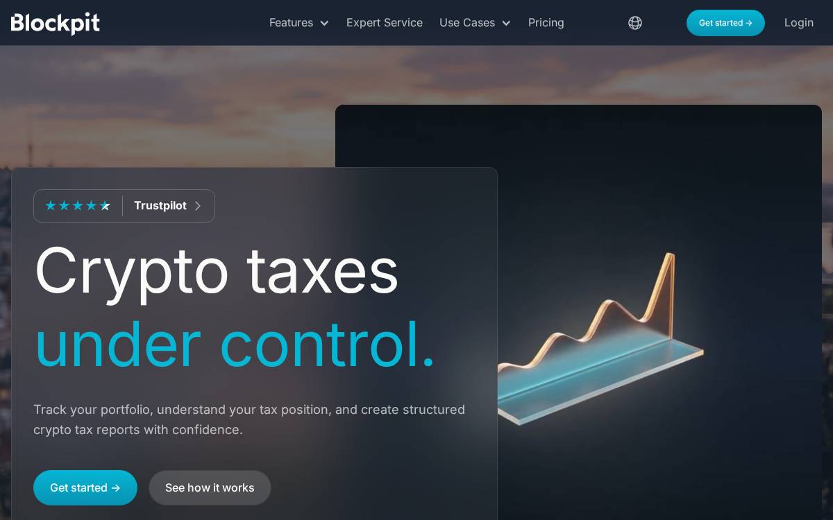 Blockpit website preview