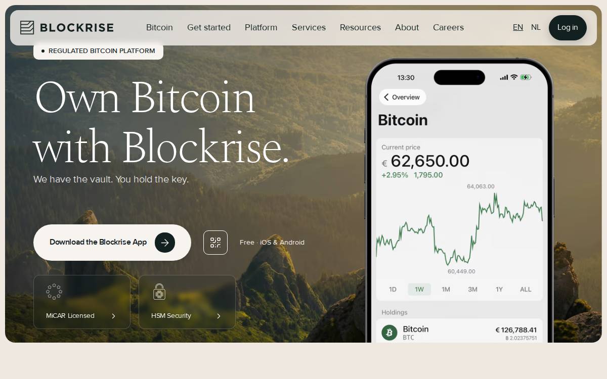 Blockrise website preview