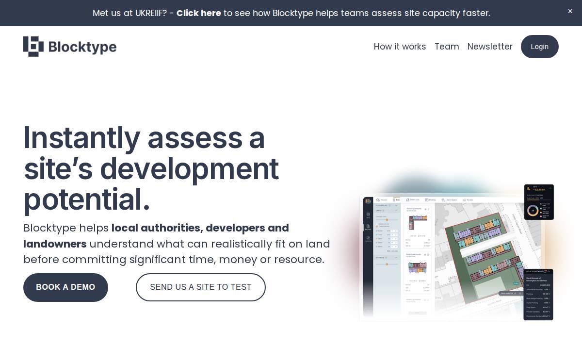Blocktype website preview