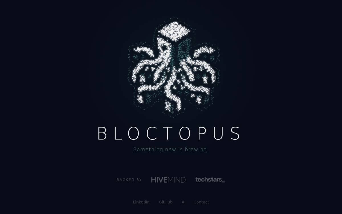 Bloctopus website preview