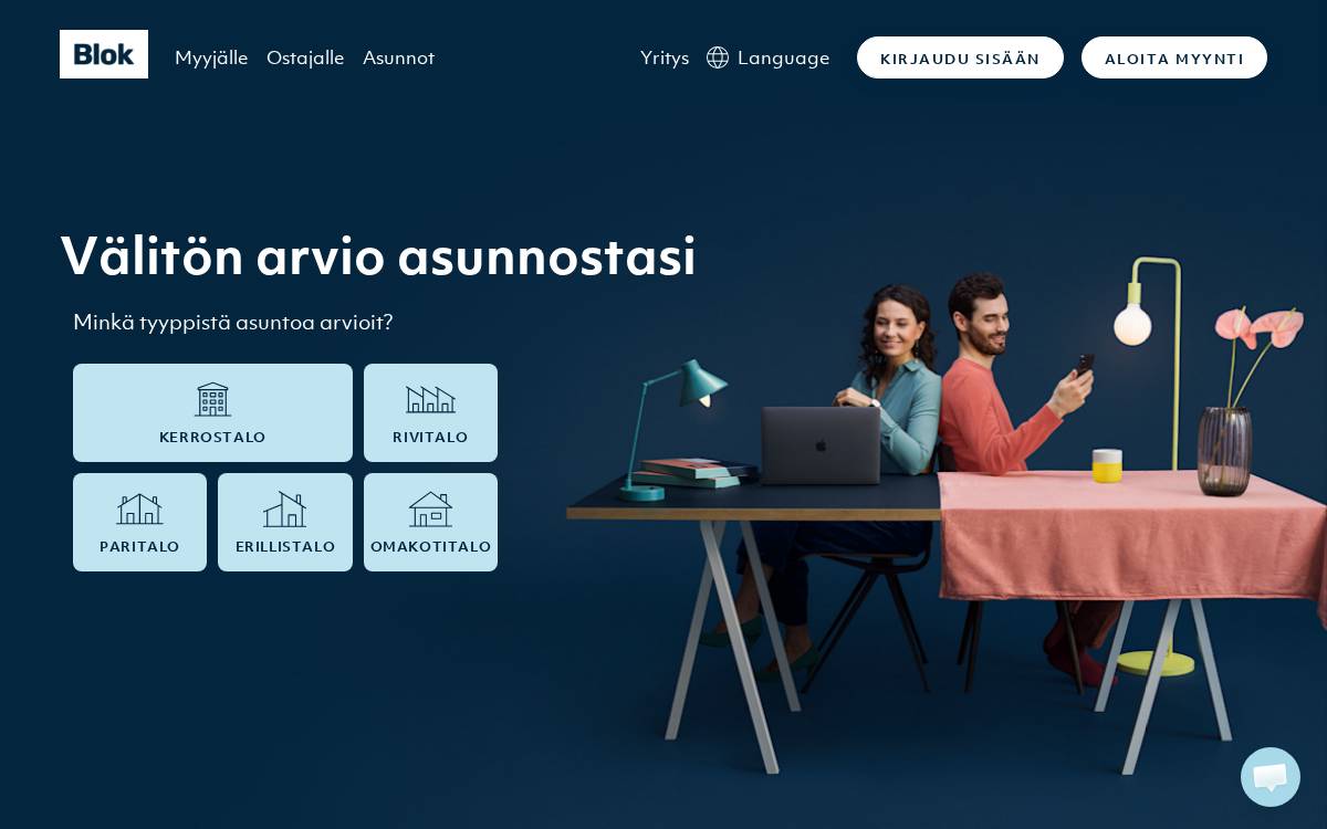 Blok website preview