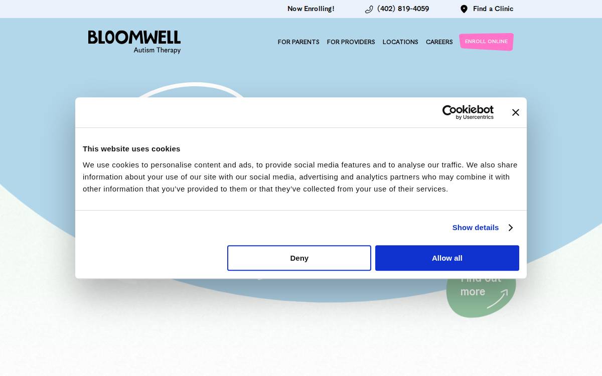 Bloomwell Behavioral Health website preview