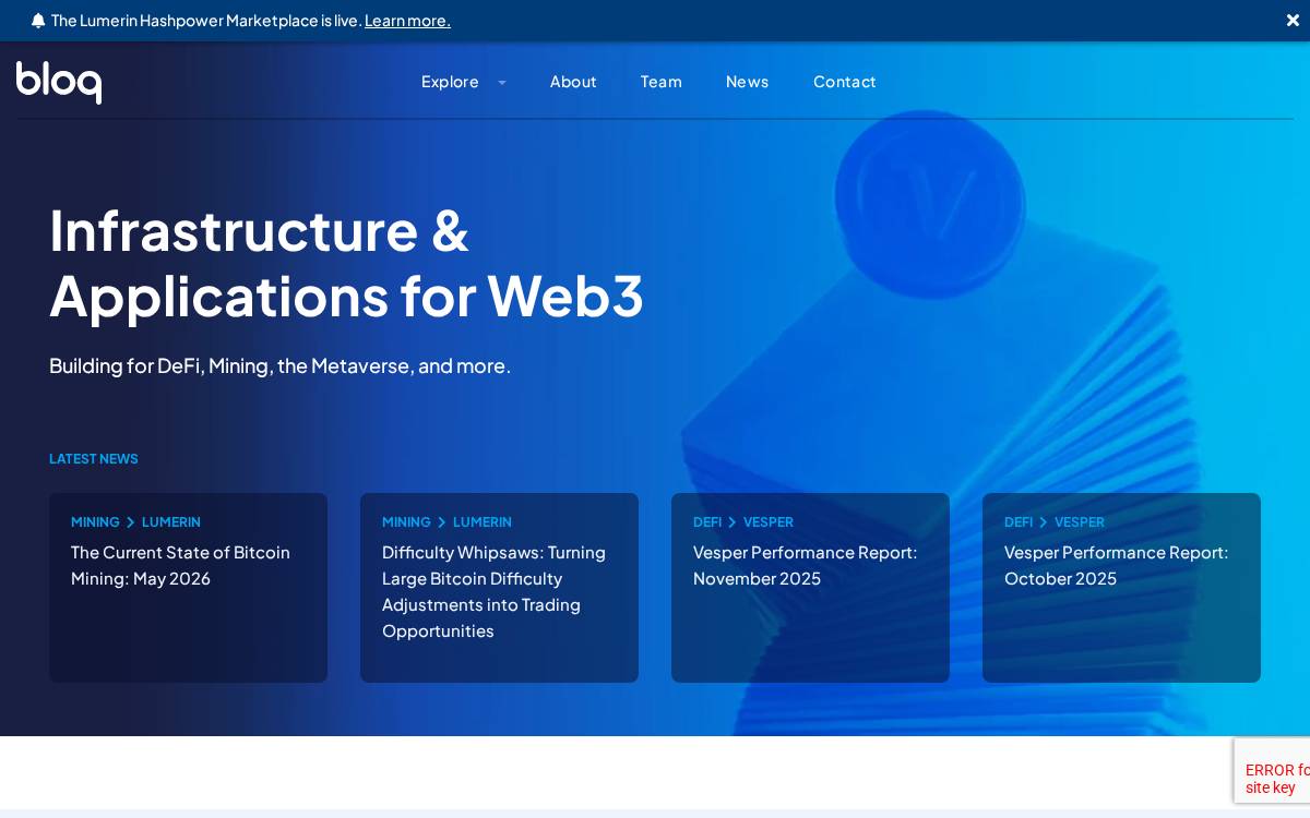 Bloq website preview