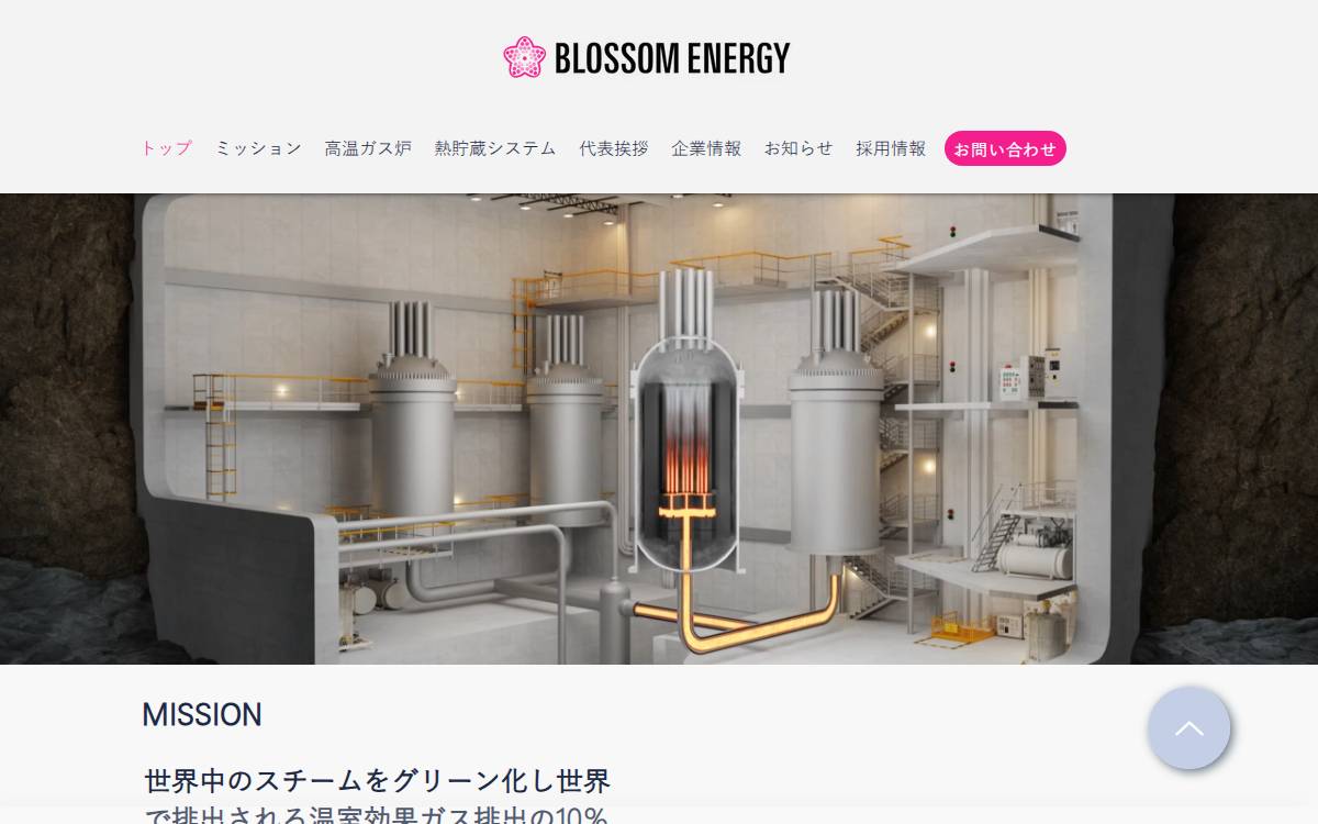 株式会社Blossom Energy website preview