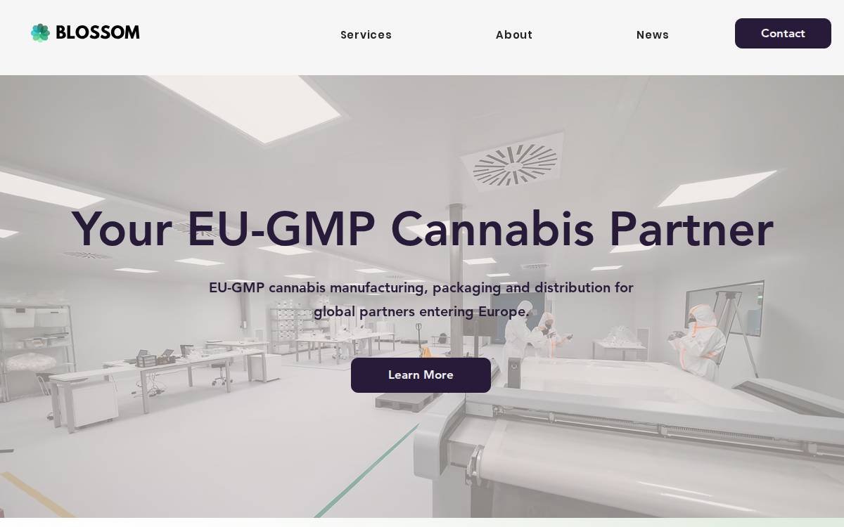 Blossompharma website preview