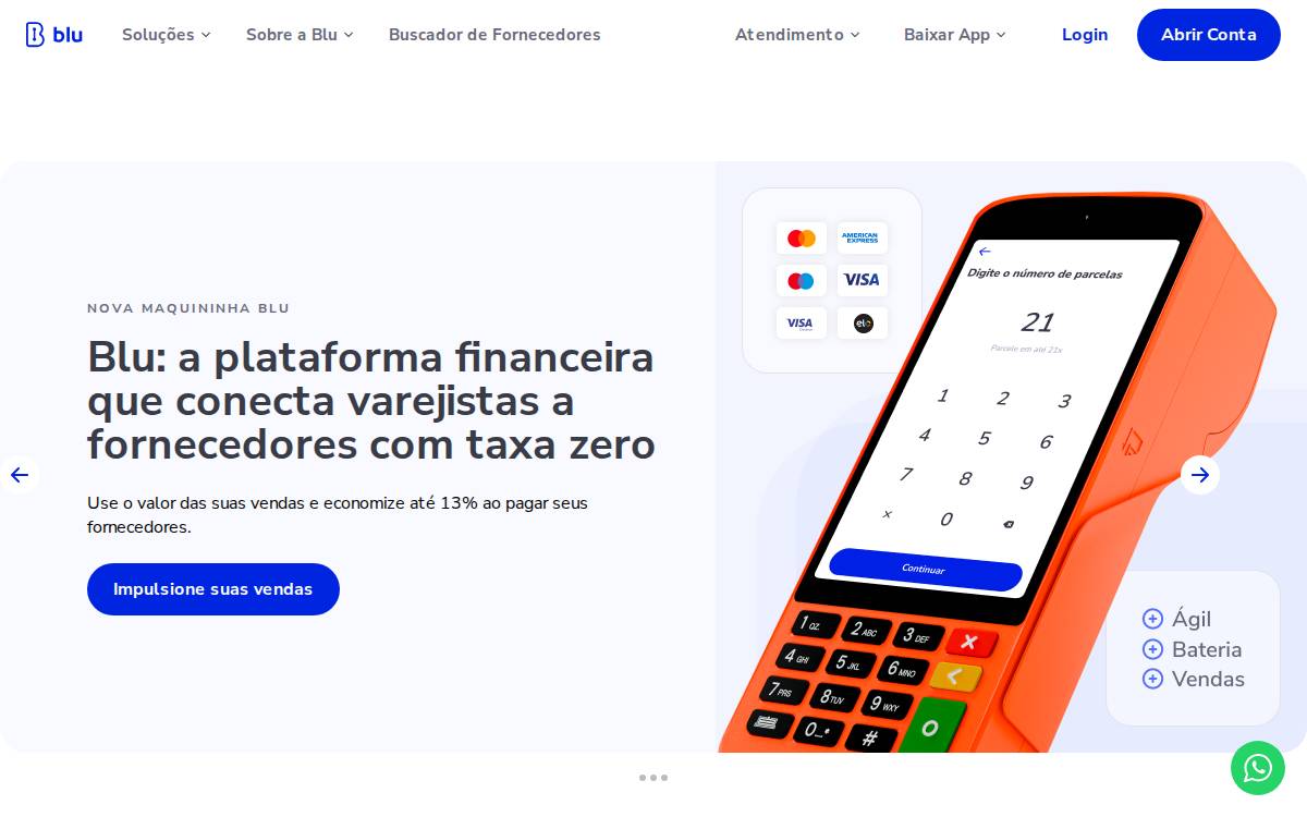 Blu Pagamentos S A website preview