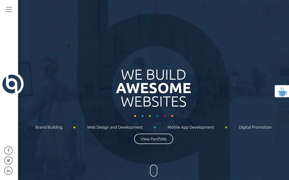 Blue Astral website preview
