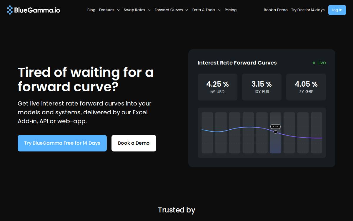 Blue Gamma website preview