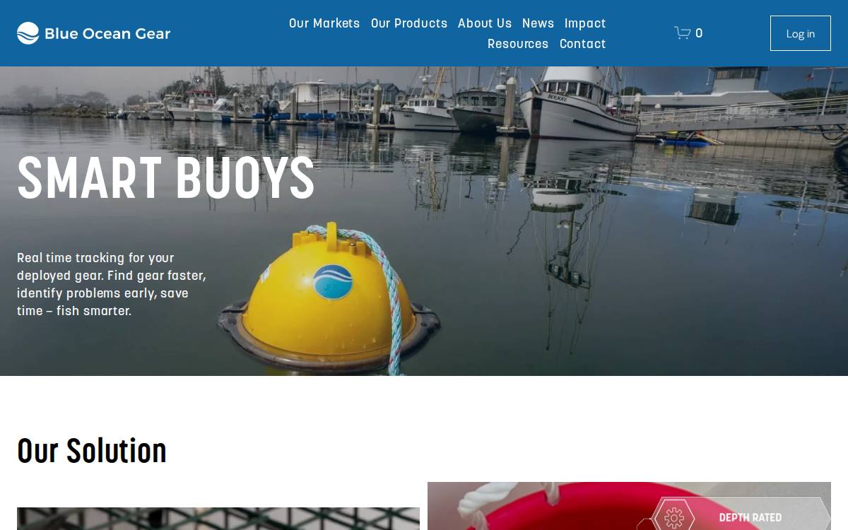 Blue Ocean Gear website preview