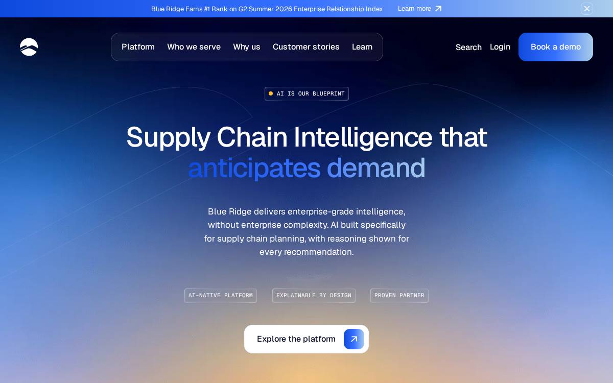 Blue Ridge Global website preview