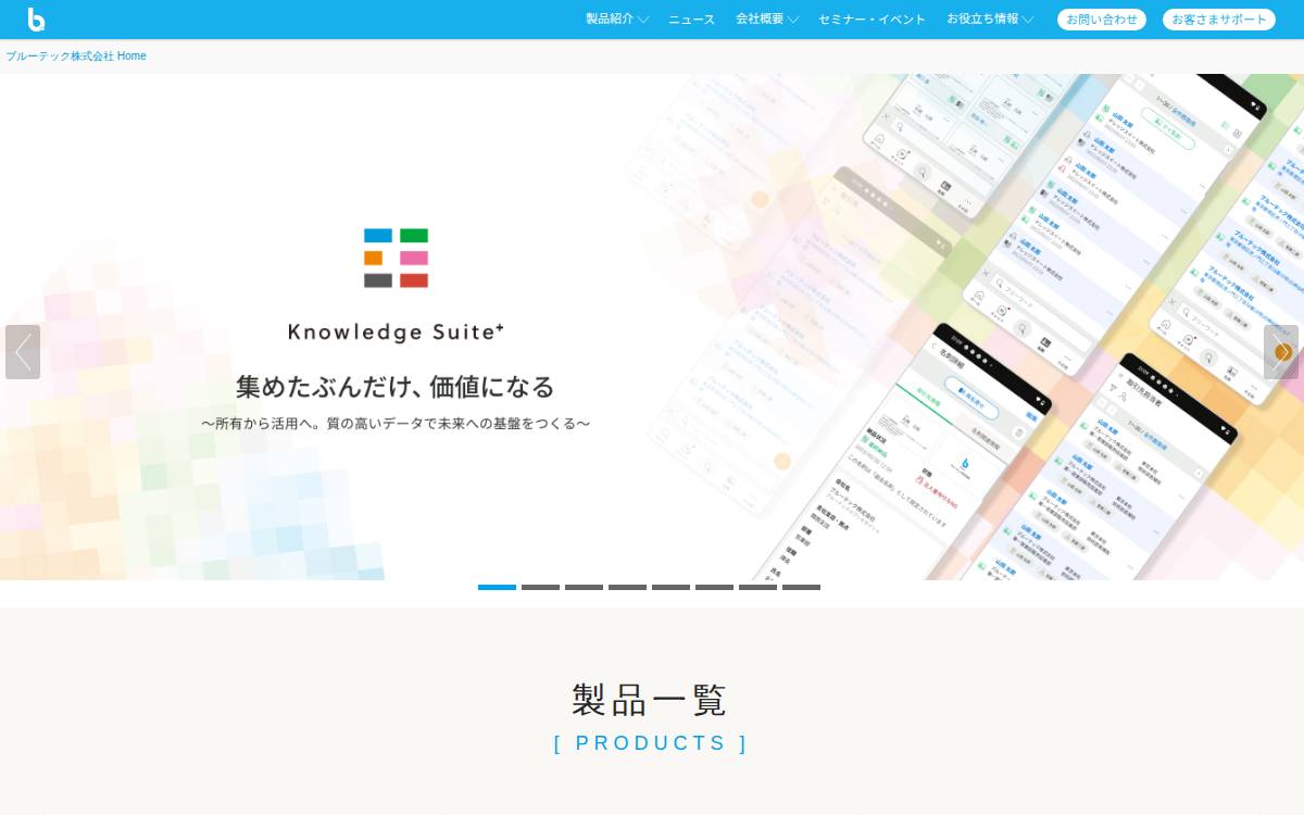 Blue Tec website preview