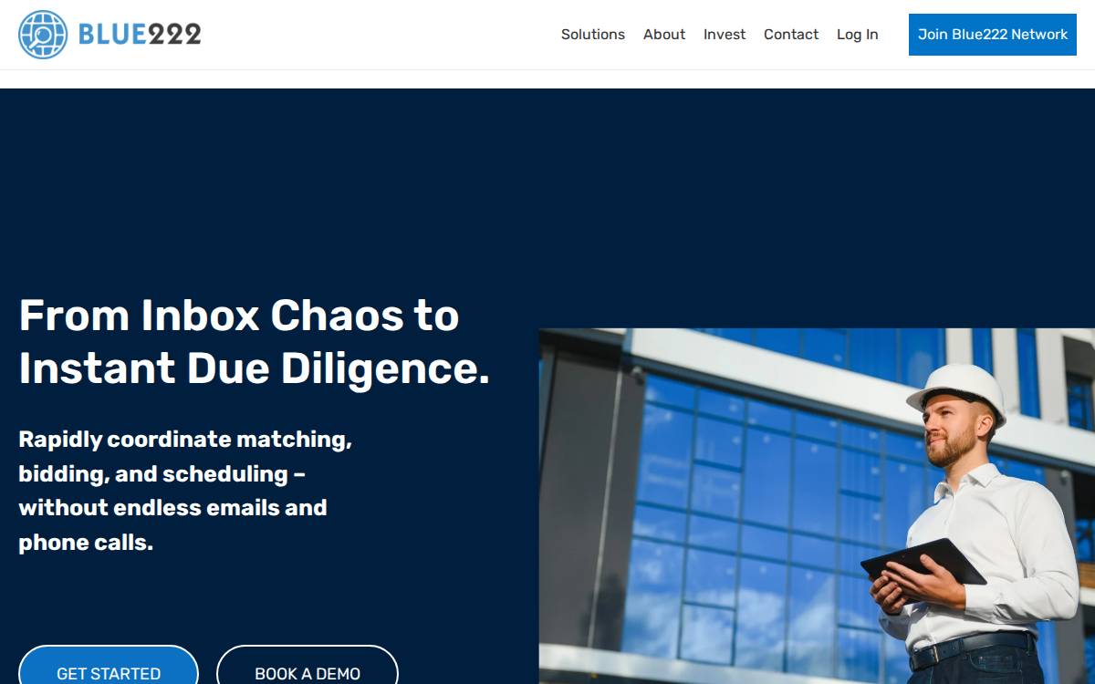 Blue222 website preview
