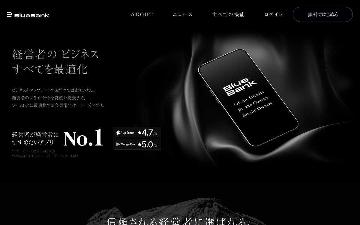 BlueBank website preview