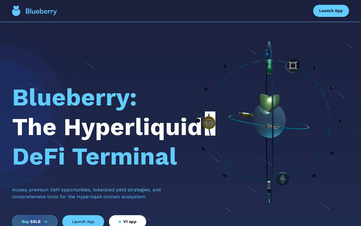 Blueberry website preview