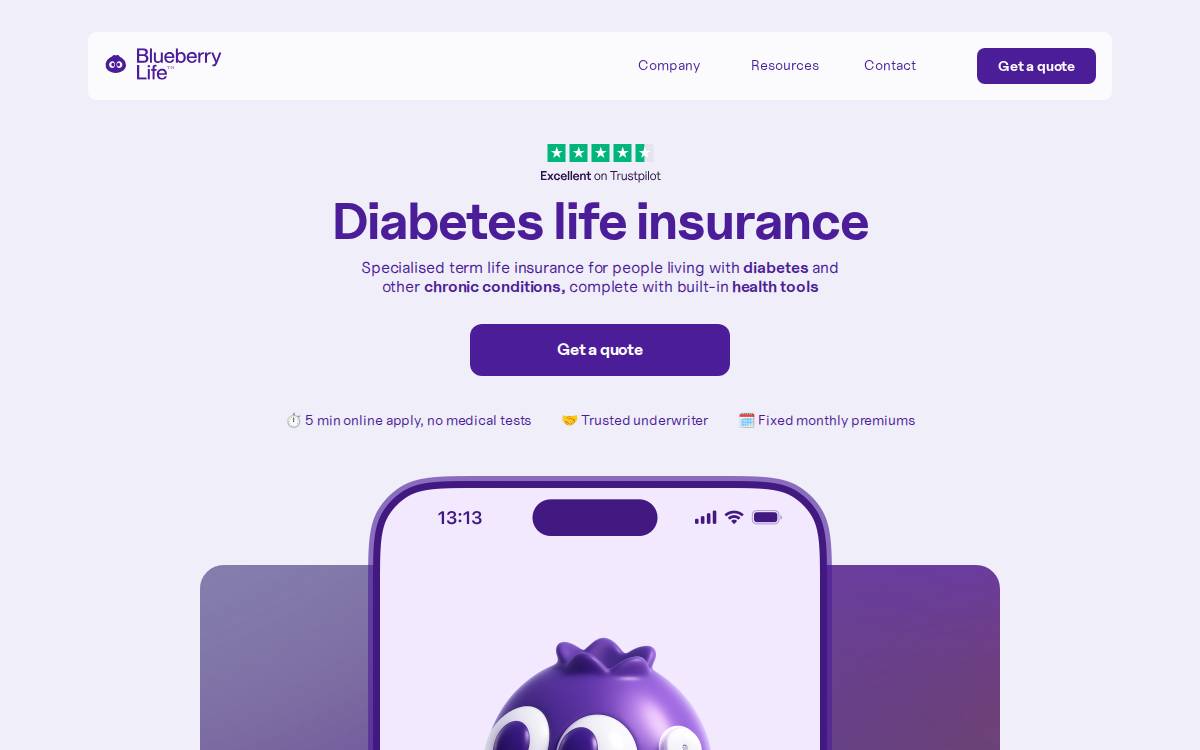 Blueberrylife website preview