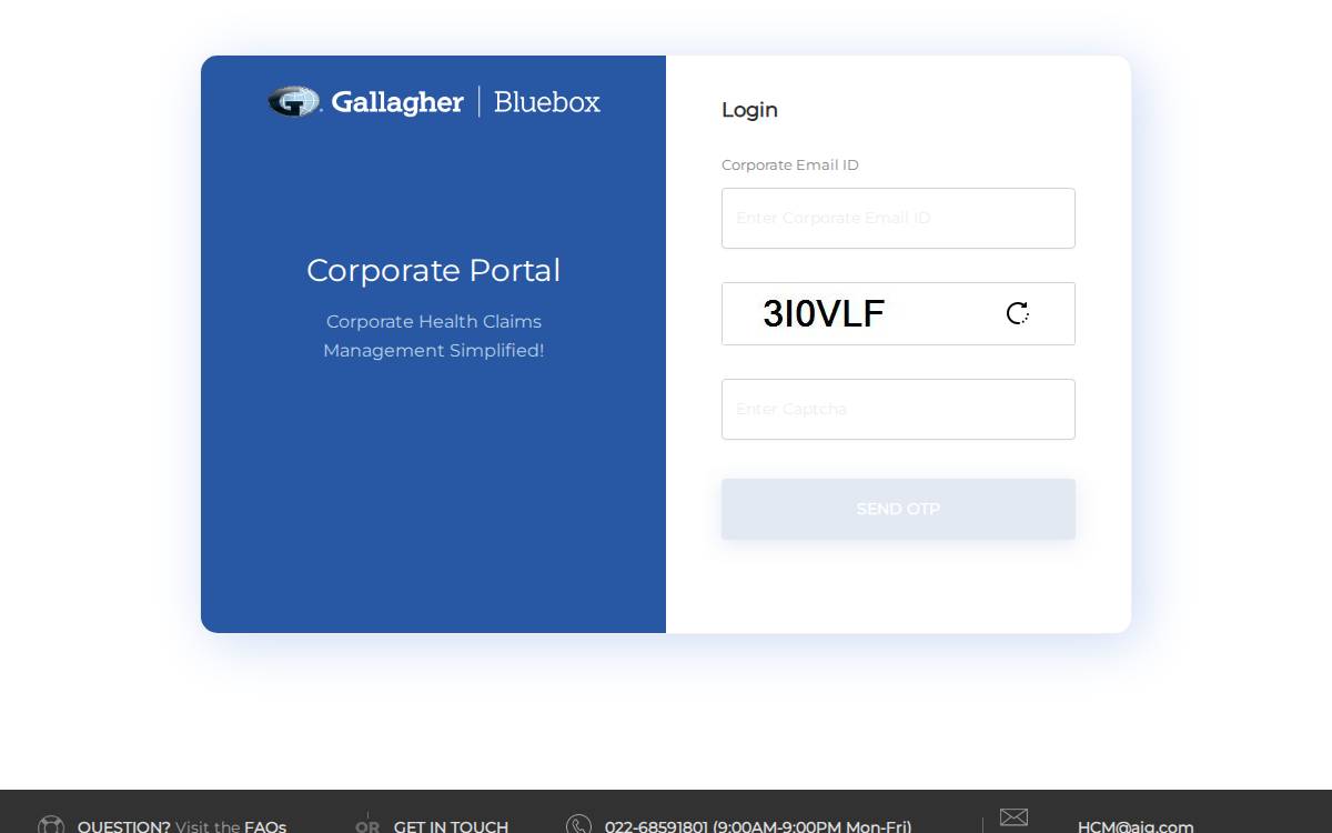 Bluebox website preview