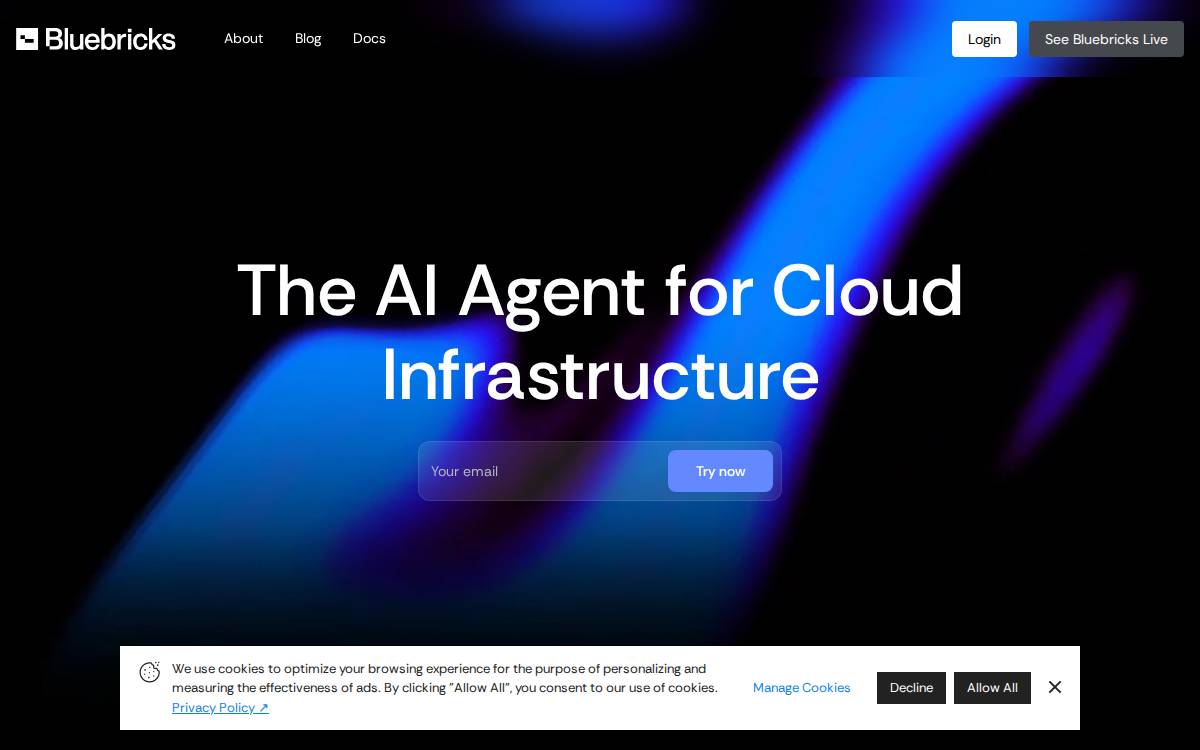Bluebricks website preview