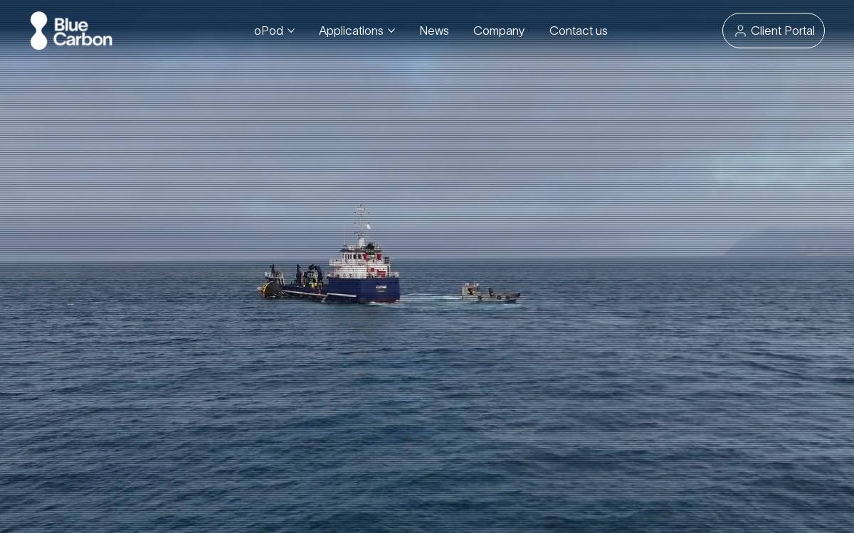 Bluecarbon website preview