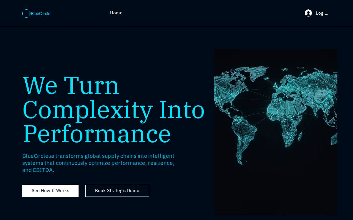 BlueCircle website preview