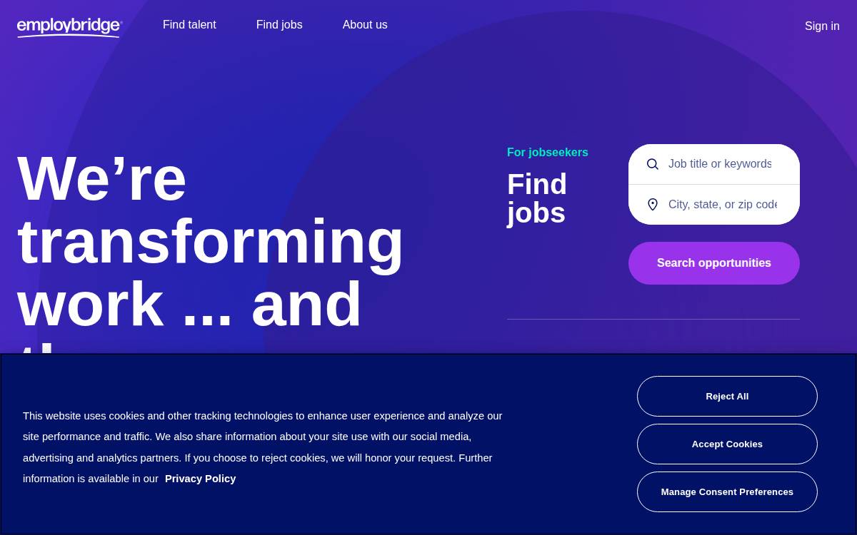 Bluecrew website preview