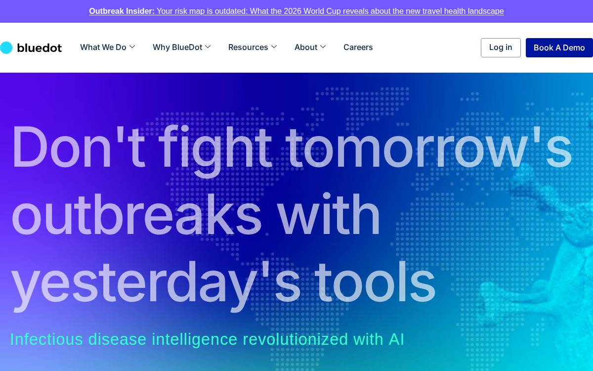 Bluedot website preview