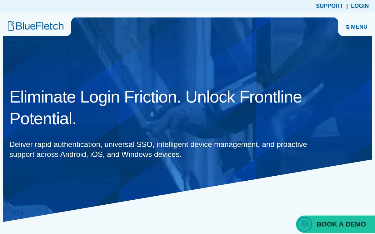 BlueFletch website preview