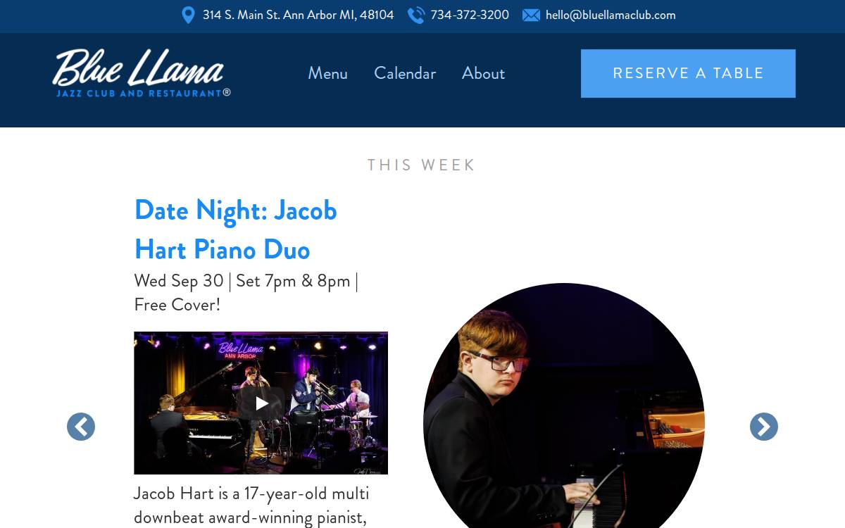 Bluellamaclub website preview