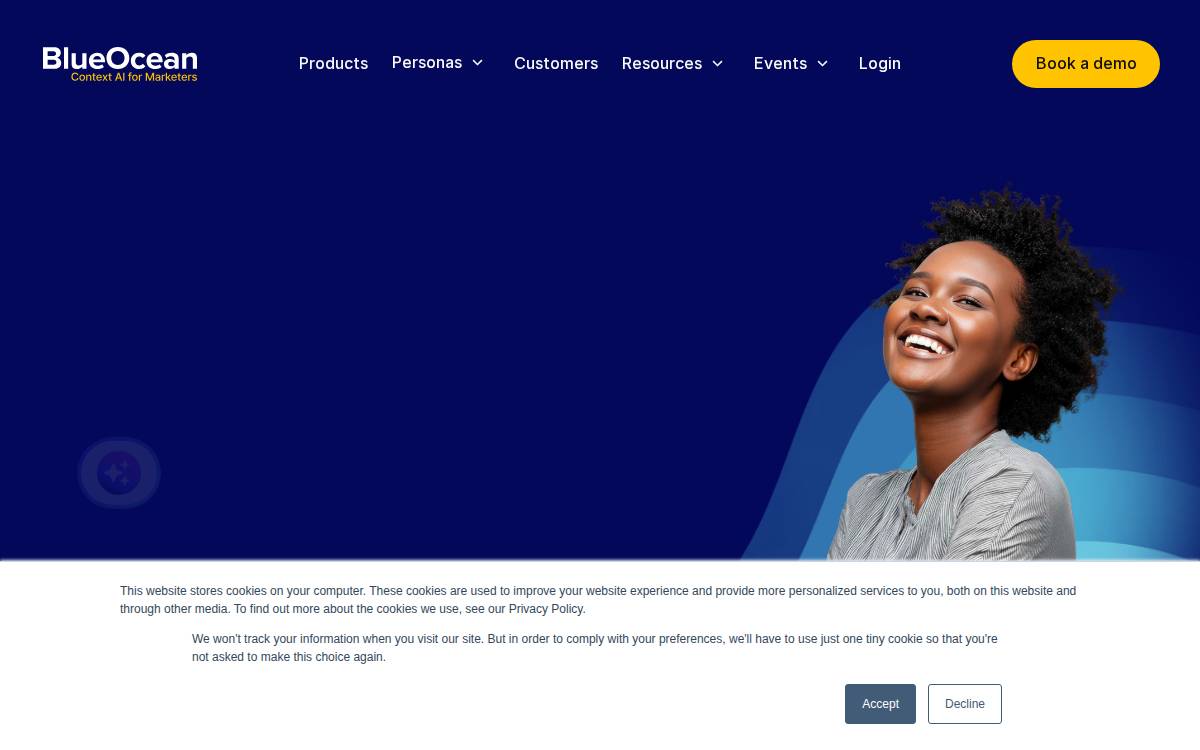 BlueOcean website preview