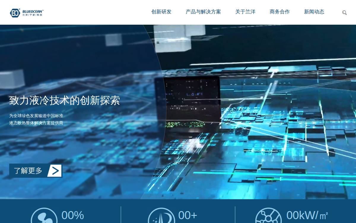 Blueocean China website preview