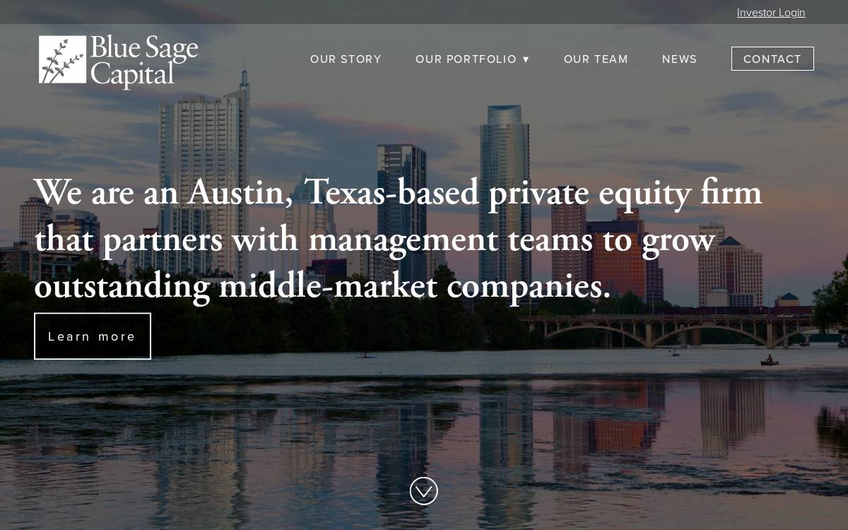Bluesage website preview