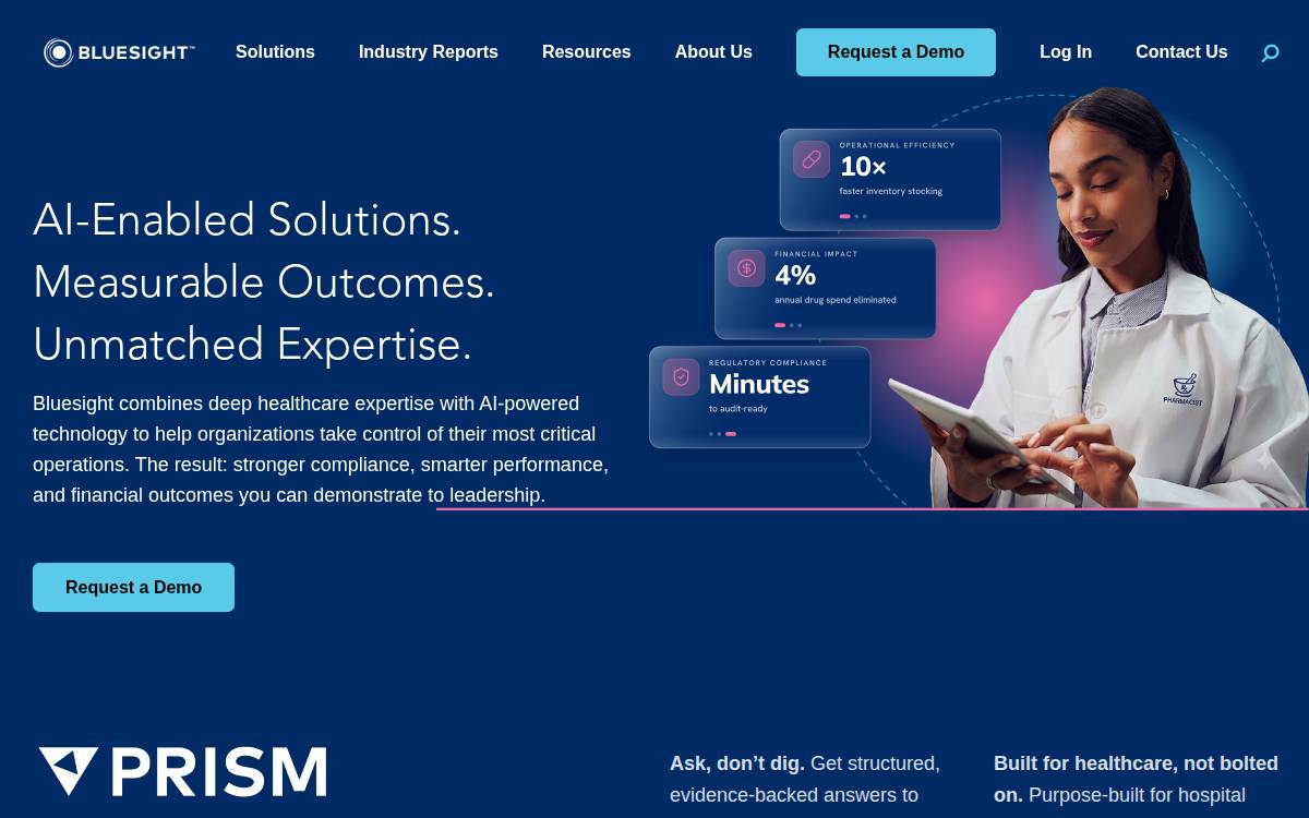 Bluesight website preview