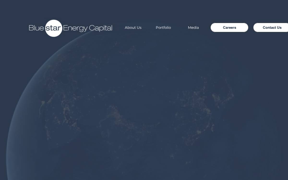 Bluestar Energy Capital website preview