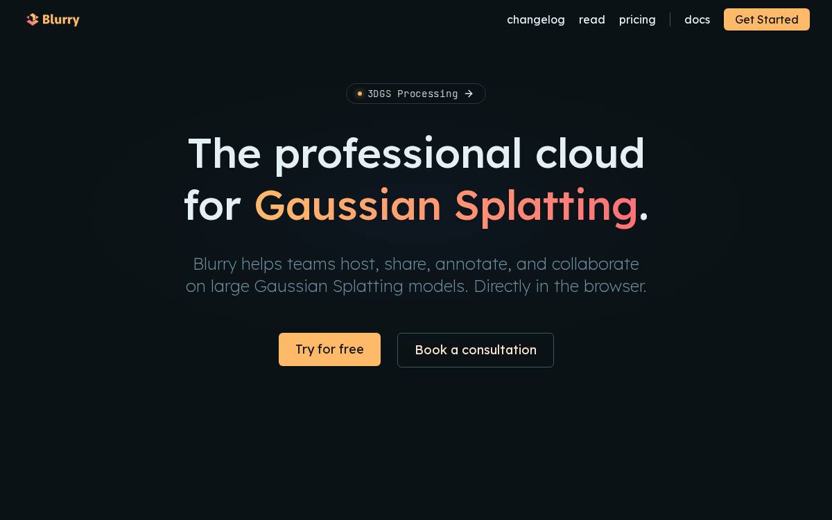 Blurry website preview
