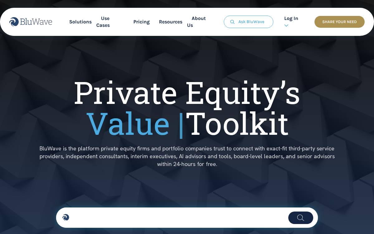 BluWave website preview