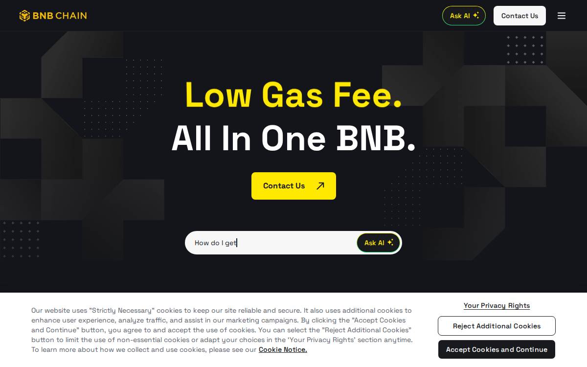 BNB website preview