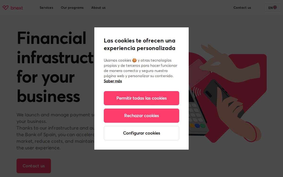 BNext list view website preview