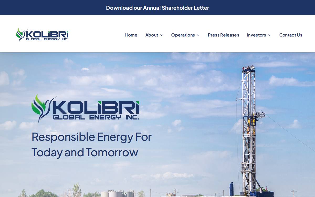 BNK Petroleum website preview