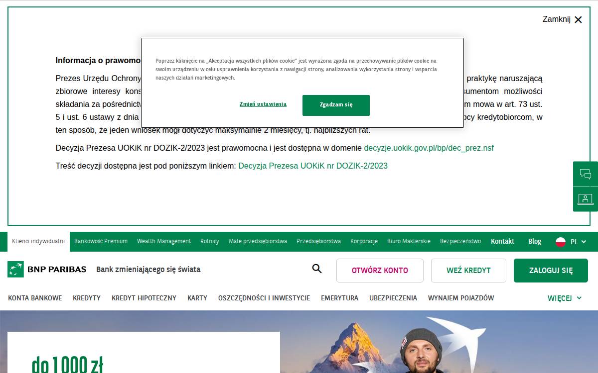 Bnpparibas website preview